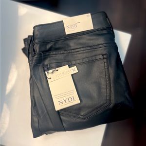NYDJ Black Coated Marilyn Jeans
